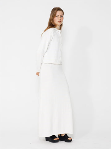 Lan Skirt - Off White/White Stripes - F5 Concept Store
