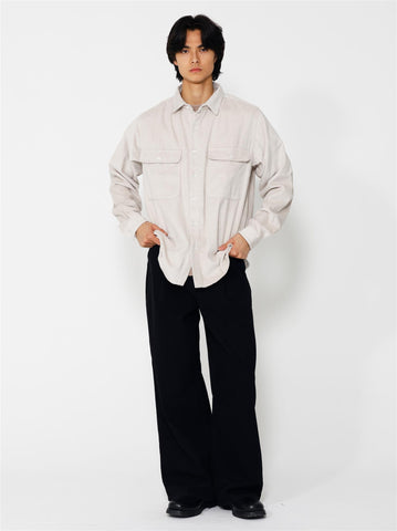 Iwo Cord Shirt - Sand Beige